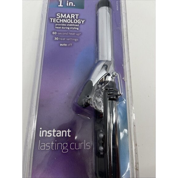 Conair SMART 1” Curling Iron - Instant Heat / Lasting Curls, 30 Heat Settings - Picture 2 of 6
